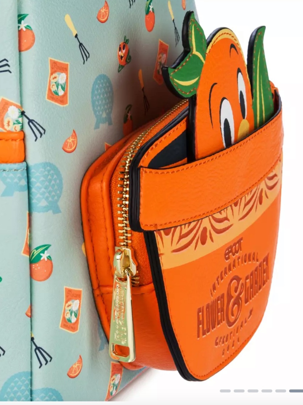 Disney Loungefly Orange Bird and Lug Crossbody - 2024 Flower & Garden Festival - Picture 13 of 15